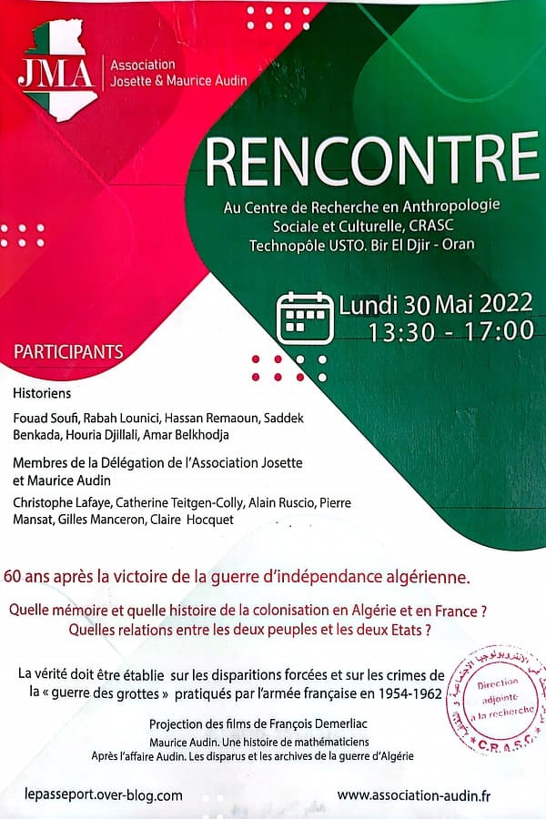 60 ans après la victoire de la guerre d’indépendance algérienne. Quelle mémoire et quelle histoire de la colonisation en Algérie et en France ?