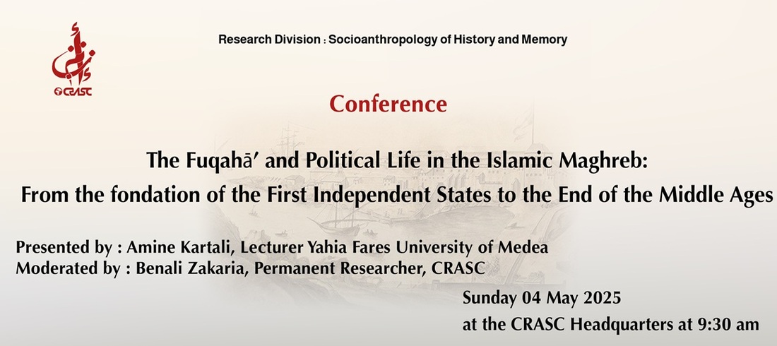 The Fuqahà and Political Life in the Islamic Maghreb: From the Training of the First Independent States to the end of Middle Ages