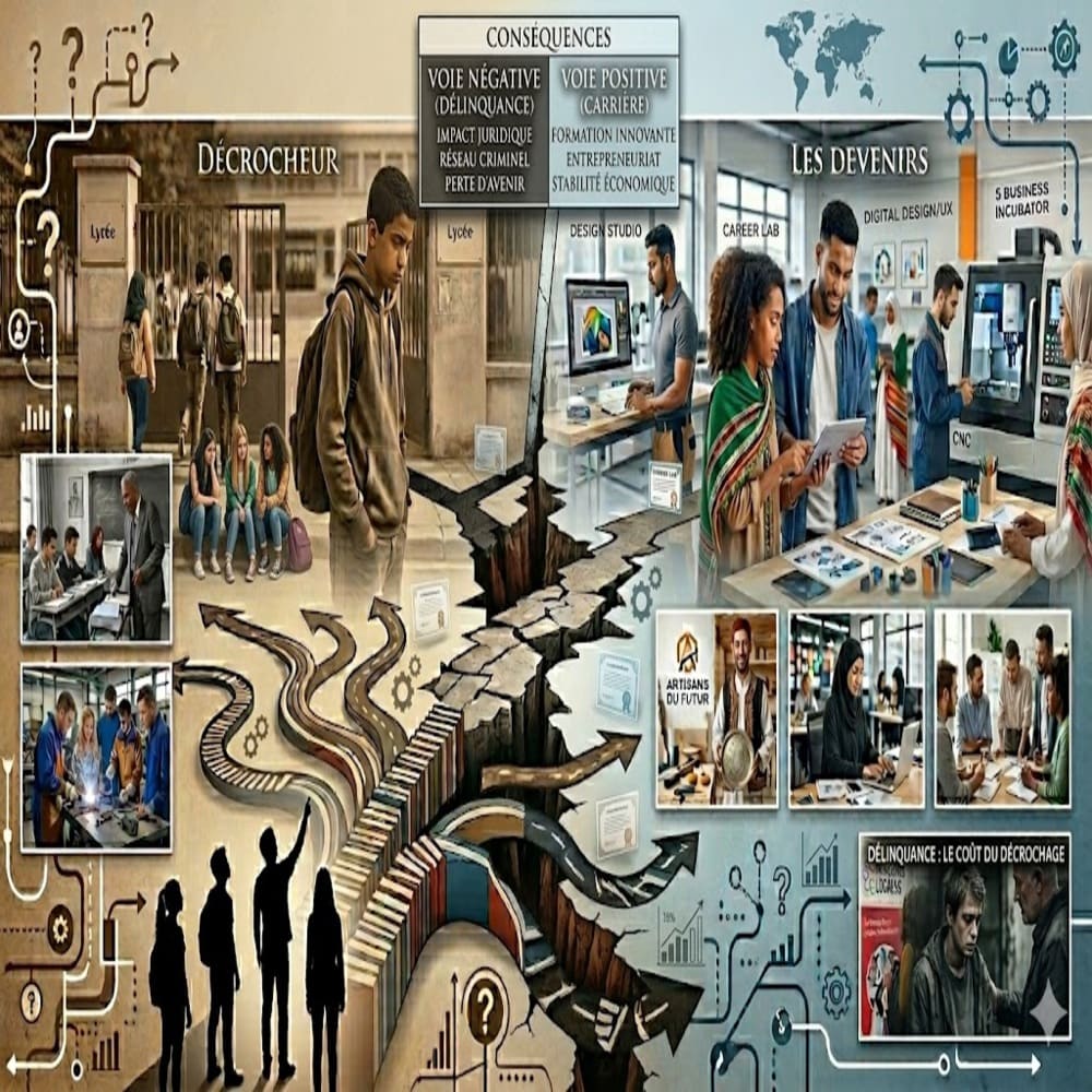Décrochage scolaire : parcours scolaires et devenirs socio-professionnels des décrocheurs scolaires