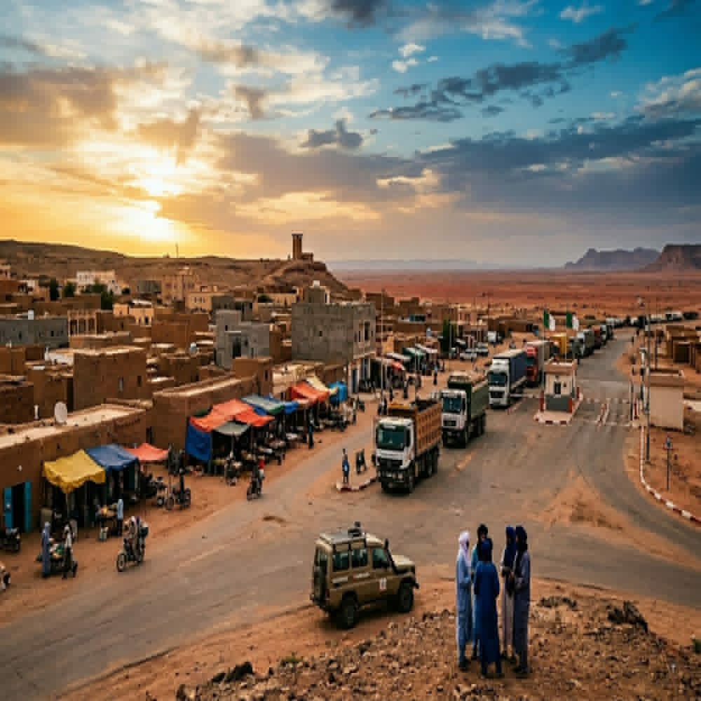 L’Algérie des frontières : le sentiment d'appartenance nationale à l'épreuve de la frontière : enjeux sociaux dans les villes frontalières du sud algérien