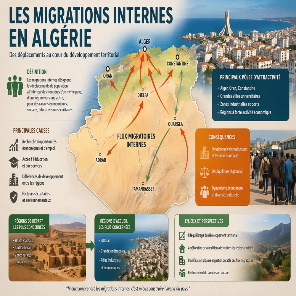 Les migrations internes en Algérie – Histoire et actualité